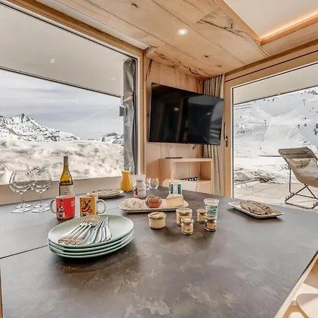Palafour - Renovation Et Confort Moderne Pour Ce Avec Terrasse Vue Mae-3731 Aparthotel Tignes